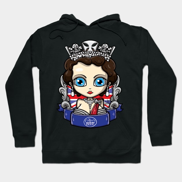 Queen Elizabeth Hoodie by VooDudeDesigns